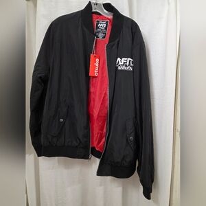 Atsuko Afro Samuari Black Bomber Jacket size XL New With Tags.